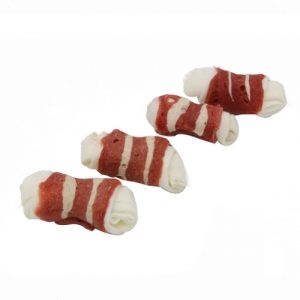 Marble Beef Wrapped Knotted Bone