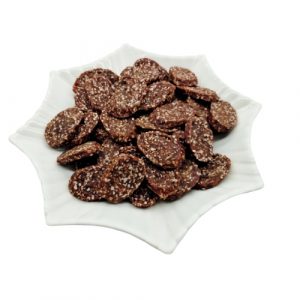 Lamb Salami Slant Cut slices