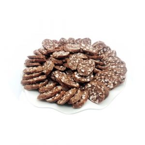Lamb Salami Slant Cut slices