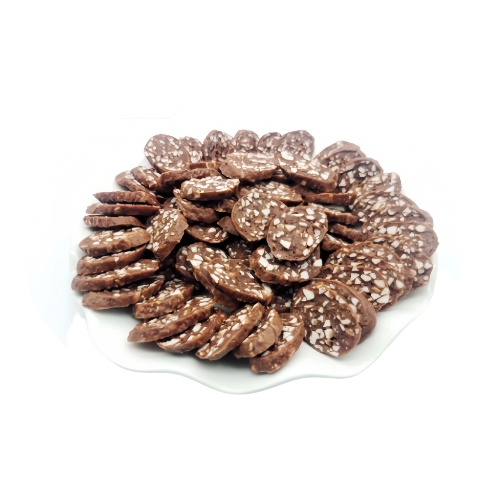 Lamb Salami Slant Cut slices