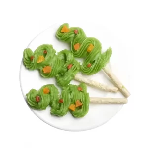 Chicken & Pumpkin & Spinach Christmas Lollipop Dog Treats