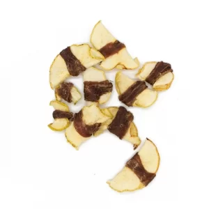 Duck Wrapped Pear Cookies Dog Treats