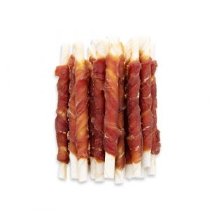 Duck Wrapped White Twisted Stick