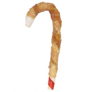 Chicken Two Color Rawhide Cane