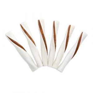 Chicken Liver Filled Rawhide Twists Stick