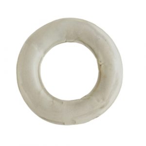 White Rawhide Pressed Ring Dog Treats