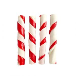 Color Rawhide Twist Dog Treats