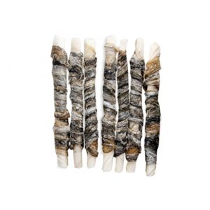 Fish Skin Wrapped Rawhide Dog Treats