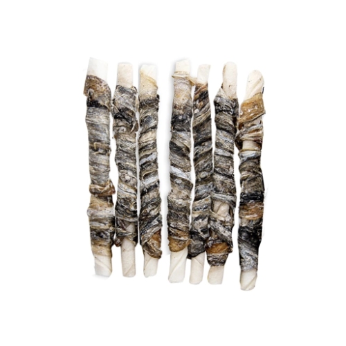 Fish Skin Wrapped Rawhide Dog Treats