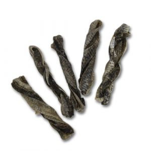 Pure Fish Skin Twists Dog Treats