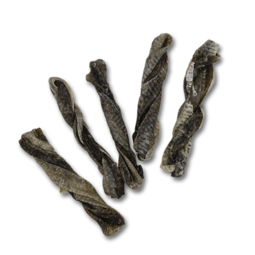 Pure Fish Skin Twists Dog Treats