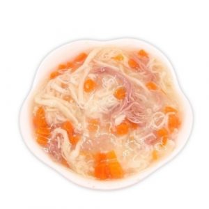 Shredded Chicken+Tuna+Carrot Soup Wet Cat/Dog Food/Treats